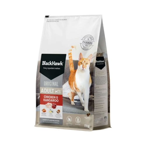 Black Hawk - Original Cat Food Adult Chicken & Kangaroo 2kg - Petservo