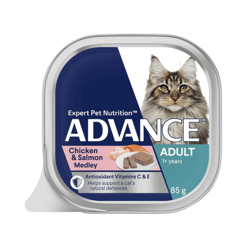 Advance - Adult Cat Chicken and Salmon Medley - Wet - 85g - Petservo