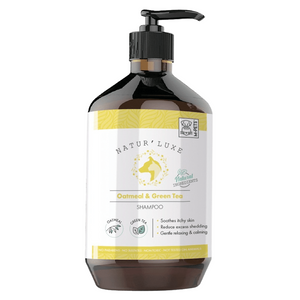 M-PETS - NATUR'LUXE Oatmeal & Green Tea Shampoo - 500ml - petservo