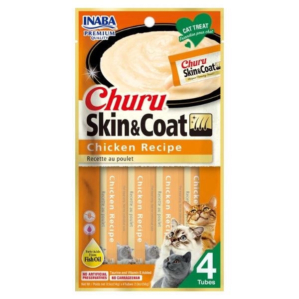 Inaba - Churu Skin & Coat Chicken Recipe - Petservo