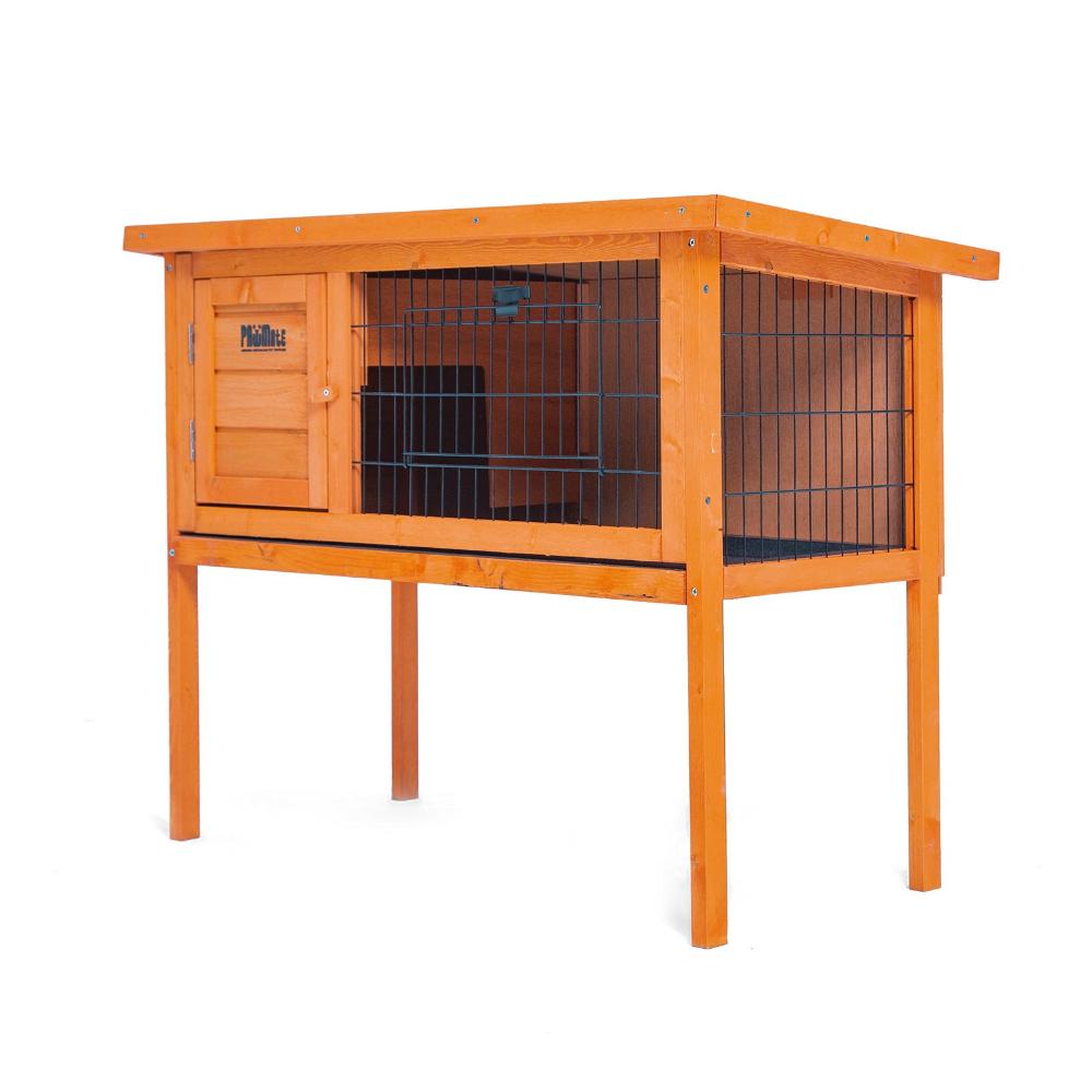 yes4pets - Rabbit Hutch Chicken Coop 91 x 45 x 70cm Free Standing Cage Run Eden - Pet Servo