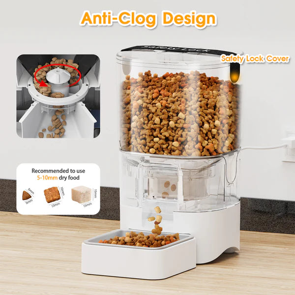 Advwin - 6L Automatic Pet Feeder Smart Food Dispenser - petservo