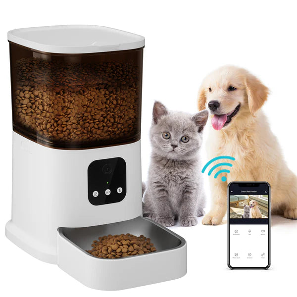 Advwin - 6L Automatic Pet Feeder APP Control & Camera 2.4G & 5G - petservo