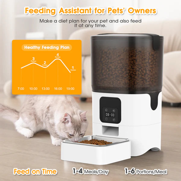 Advwin - 6L Automatic Pet Feeder Smart Food Dispenser - petservo