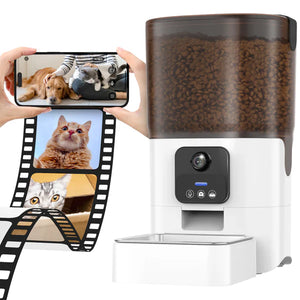 Advwin - 6L Automatic Pet Feeder WiFi APP & HD Camera - petservo