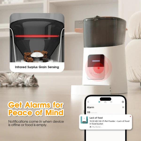 Advwin - Automatic Pet Feeder 6L - APP Control - petservo