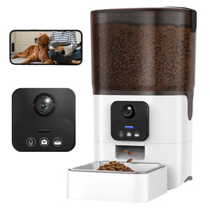 Advwin - 6L Automatic Pet Feeder WiFi APP & HD Camera - petservo